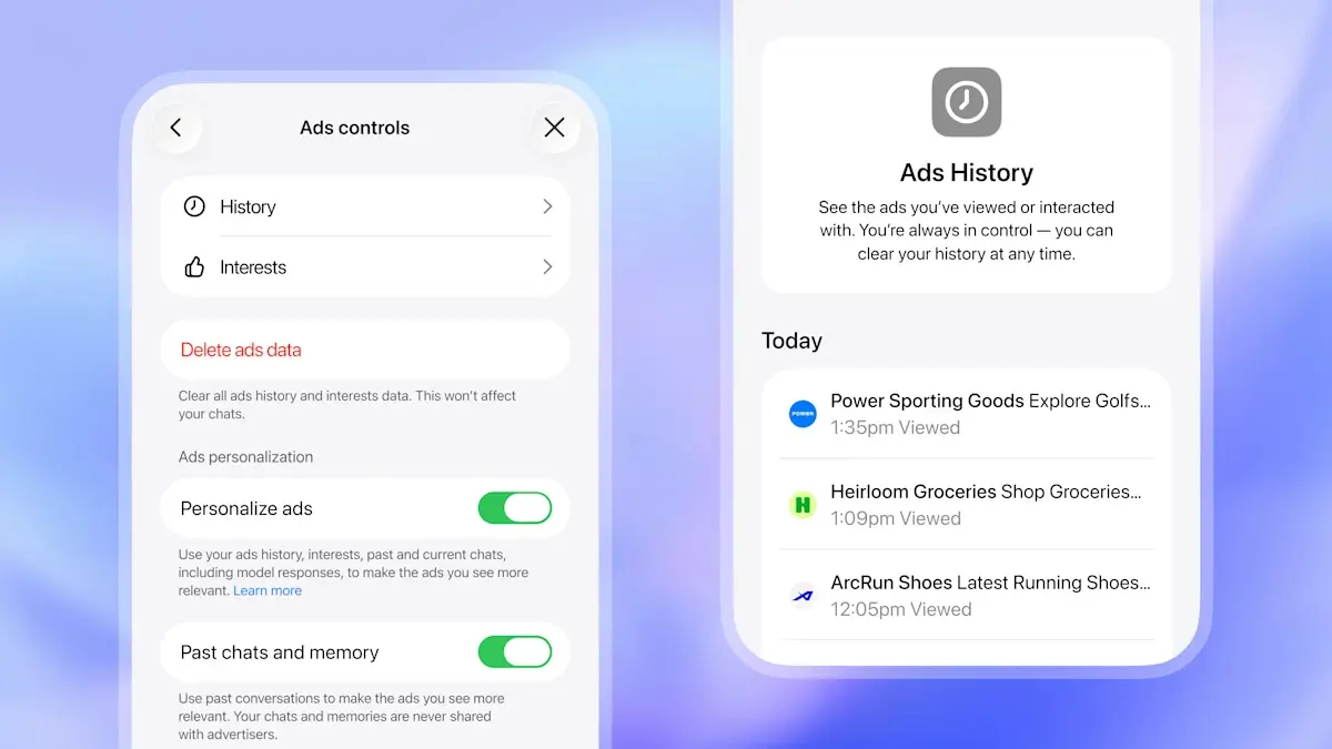 ChatGPT inicia pruebas de anuncios para usuarios gratuitos y Go en EE.UU.