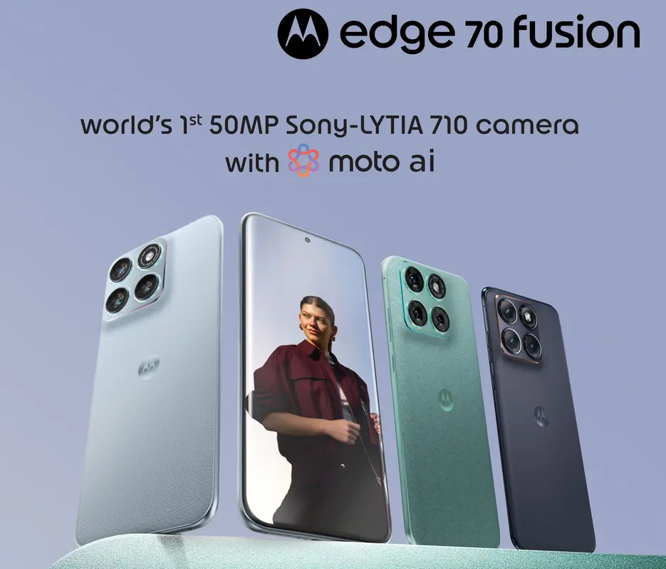 Motorola confirma oficialmente las especificaciones del Edge 70 Fusion