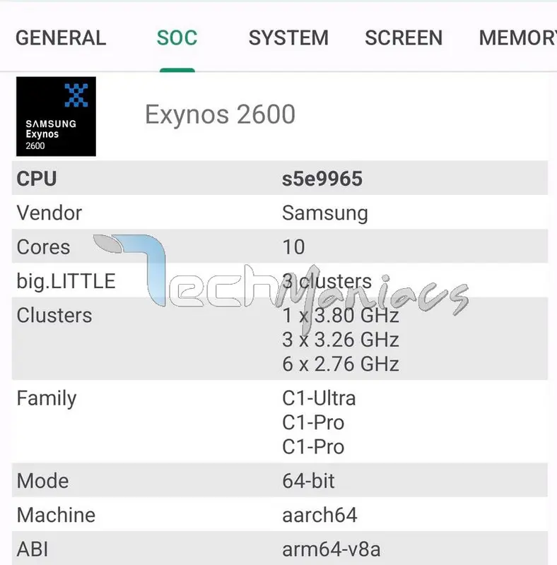 Información del chipset Snapdragon 8 Elite Gen 5 vs Exynos 2600