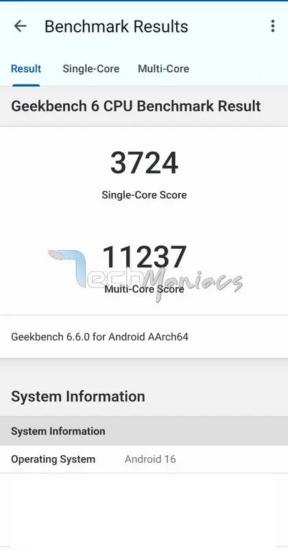 Resultados Geekbench Galaxy S26 Ultra Snapdragon