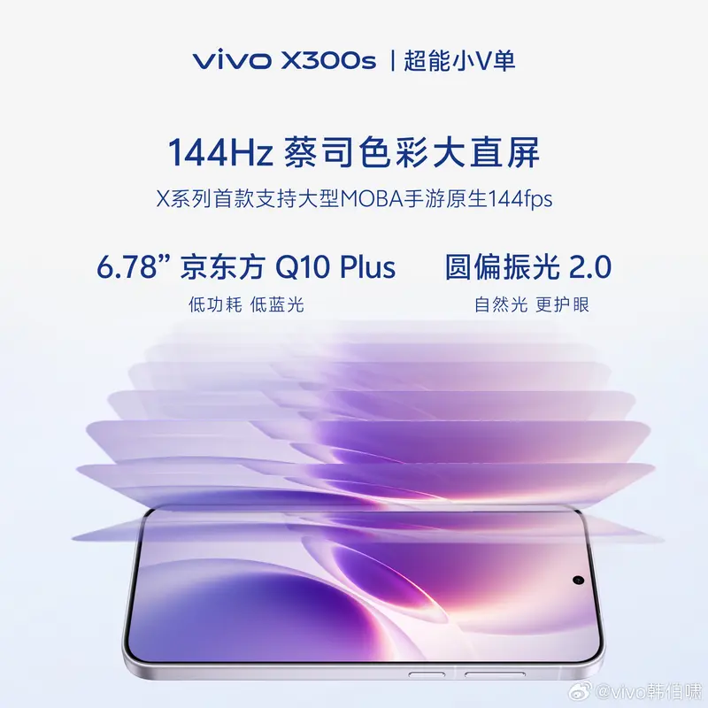 vivo X300s Confirmed: 200MP Camera, 144Hz Display, Key Specs